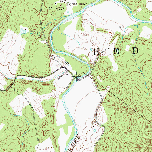Topographic Map of Penry (historical), WV