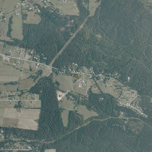 Aerial/Satellite Image of Pine Orchard School (historical), WV