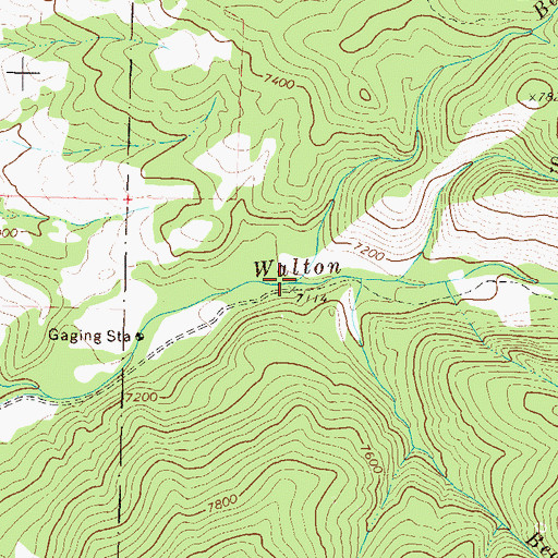 Topographic Map of Beaver Creek, CO