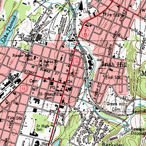 Topographic Map of Christ Reformed Church, WV