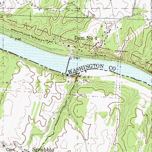 Topographic Map of Criders Mill (historical), WV