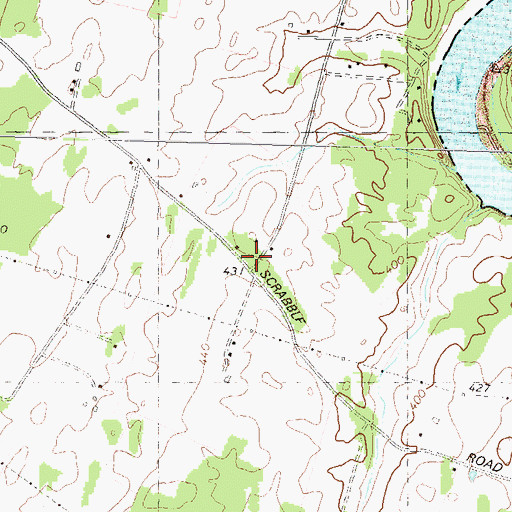 Topographic Map of Newton School (historical), WV