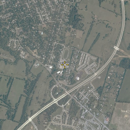 Aerial/Satellite Image of Charles Town Middle School, WV