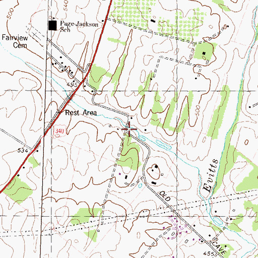 Topographic Map of Harmony (historical), WV