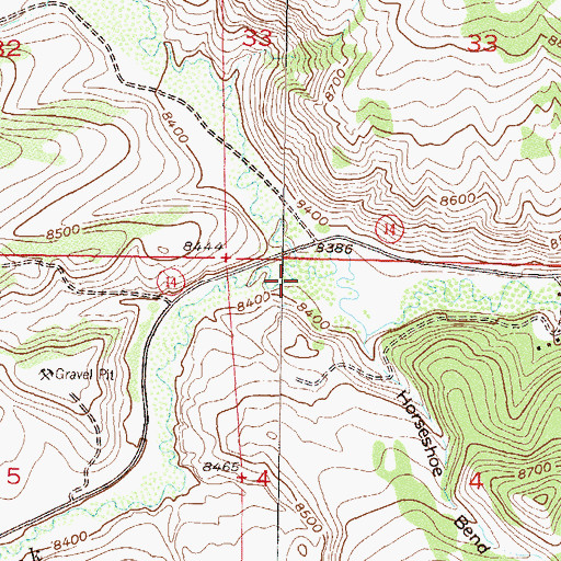 Topographic Map of Colorado Creek, CO