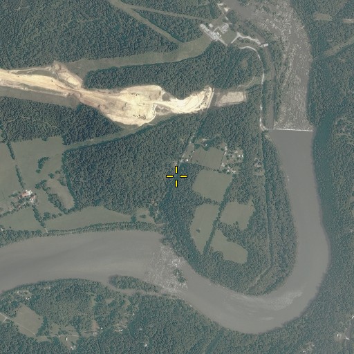 Aerial/Satellite Image of Riverside School (historical), WV