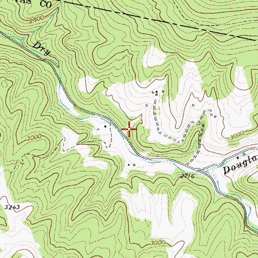 Topographic Map of Brady School (historical), WV