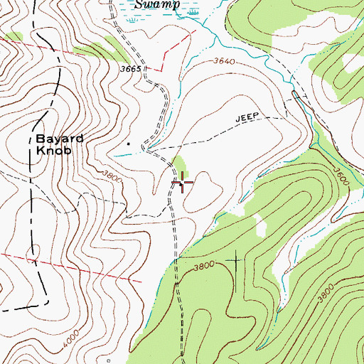 Topographic Map of Stark School (historical), WV
