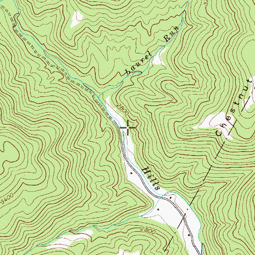 Topographic Map of Eagles School (historical), WV
