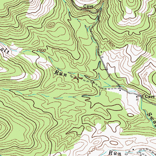 Topographic Map of Hefner School (historical), WV