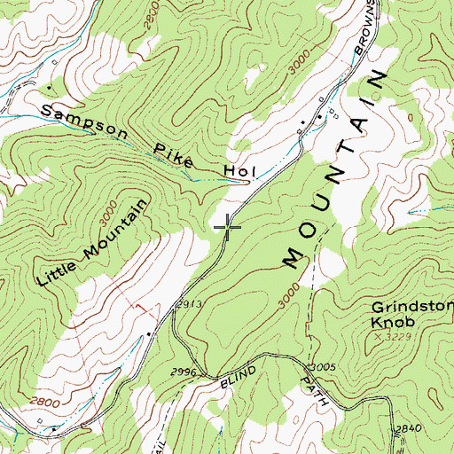Topographic Map of Mount Tabor School (historical), WV