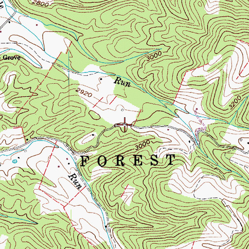 Topographic Map of Oak Hill School (historical), WV