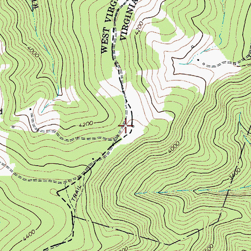 Topographic Map of Summit School (historical), WV
