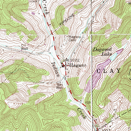 Topographic Map of Frissbang School (historical), WV