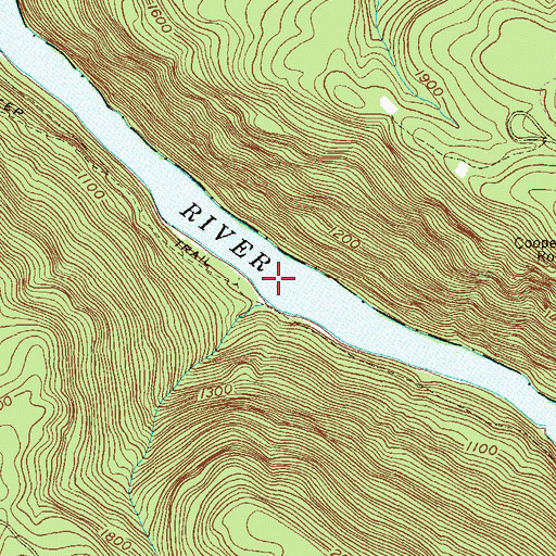 Topographic Map of Grassy Island (historical), WV