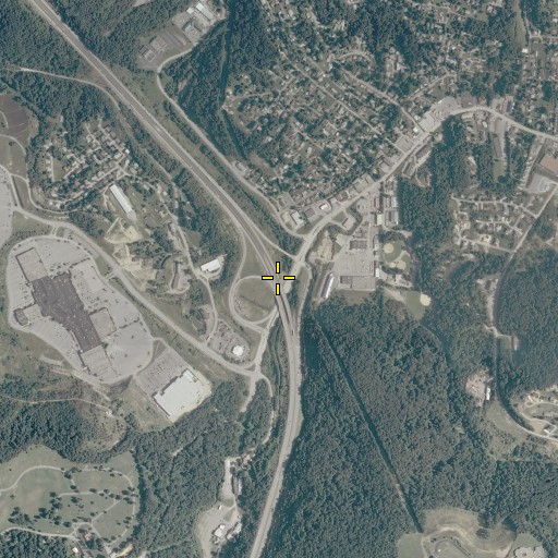Aerial/Satellite Image of Interchange 152, WV