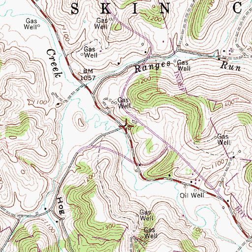 Topographic Map of Radabaugh School (historical), WV