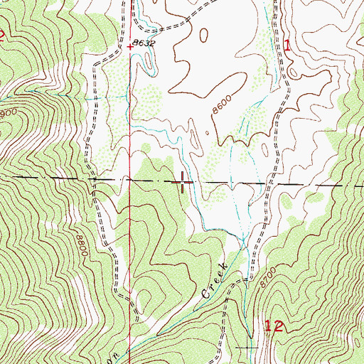 Topographic Map of Westfield Ditch, CO