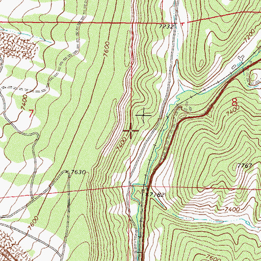 Topographic Map of Haybro, CO