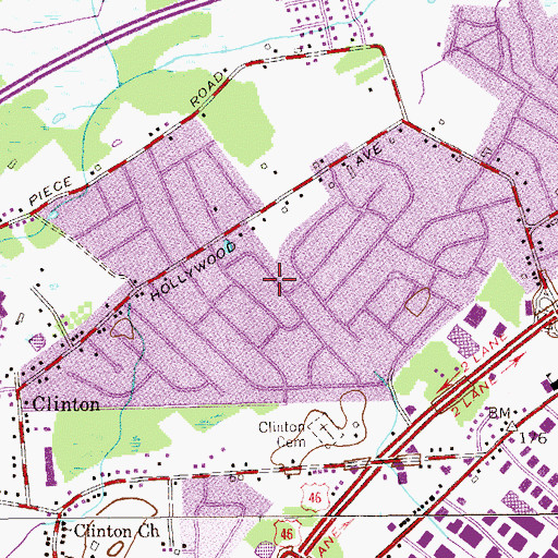 Topographic Map of Township of Fairfield, NJ