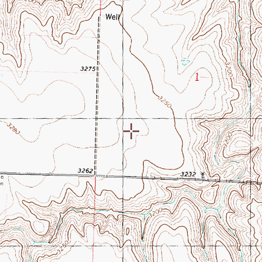 Topographic Map of Township of Rocewood, KS