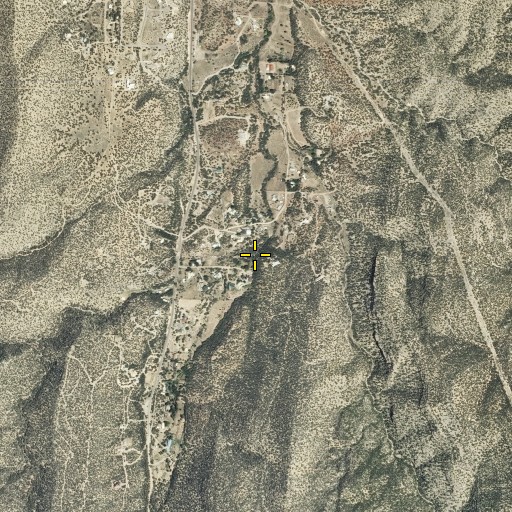 Aerial/Satellite Image of Cueva Canyon, NM