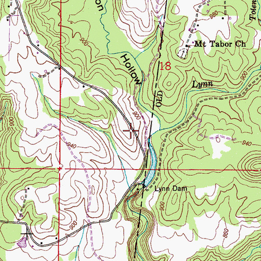 Topographic Map of Venice School (historical), AL