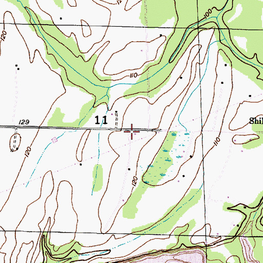 Topographic Map of The Grove Plantation (historical), AL
