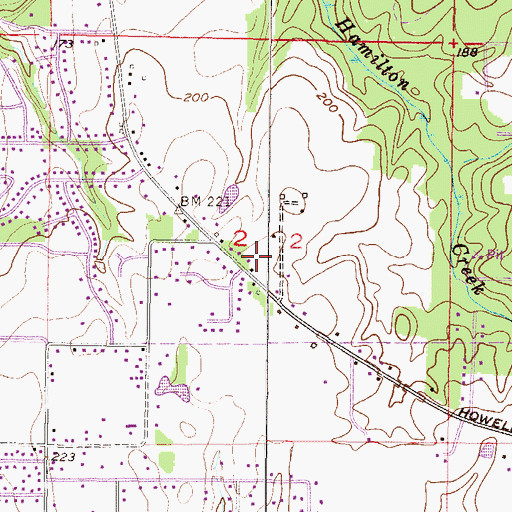 Topographic Map of Gospel Lighthouse Assembly of God, AL