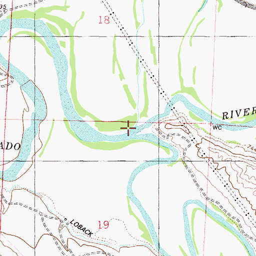 Topographic Map of Muddy Creek, CO