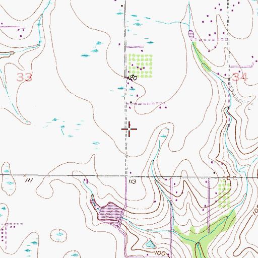 Topographic Map of Lighthouse Church, AL