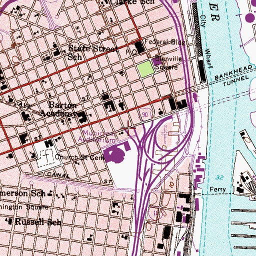 Topographic Map of Phoenix Fire Museum, AL