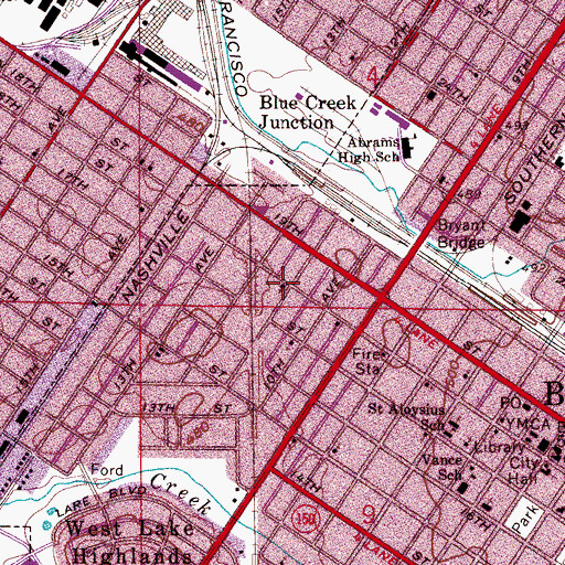 Topographic Map of New Bethlehem Baptist Church, AL