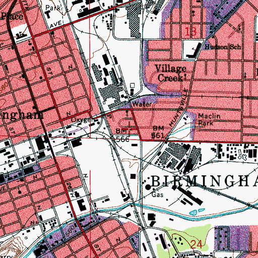 Topographic Map of Friendship Baptist Church, AL