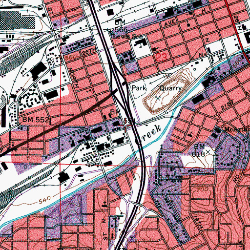Topographic Map of Mount Calvary Baptist Church (historical), AL