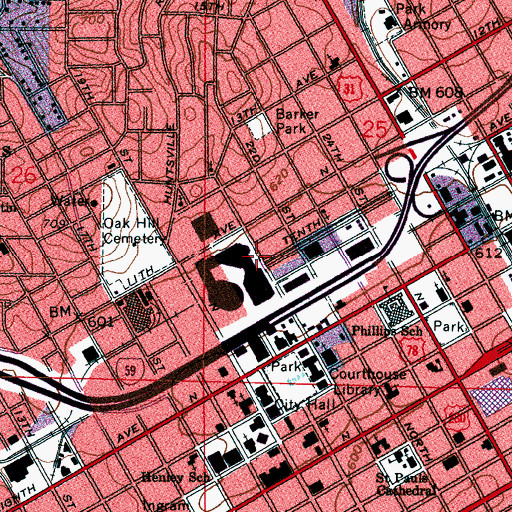 Topographic Map of New Hope Baptist Church (historical), AL