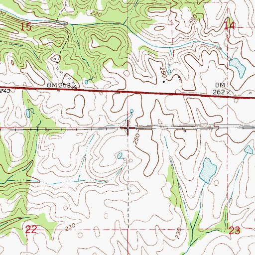 Topographic Map of Kings (historical), AL