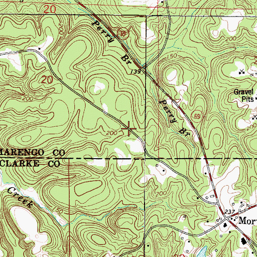 Topographic Map of McNeiders (historical), AL