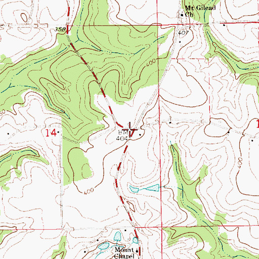 Topographic Map of Sassers Crossroads, AL