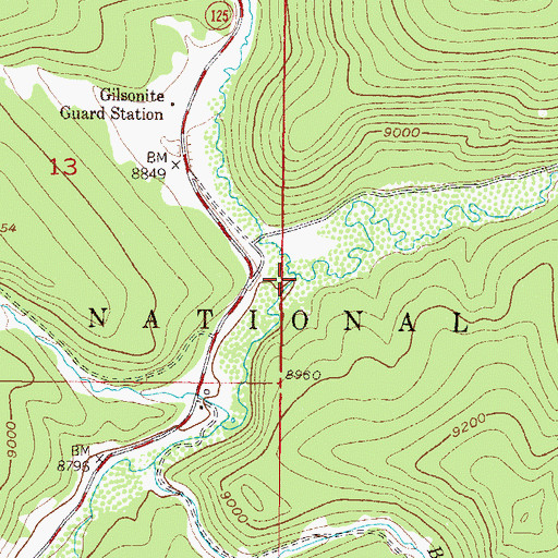 Topographic Map of Pass Creek, CO