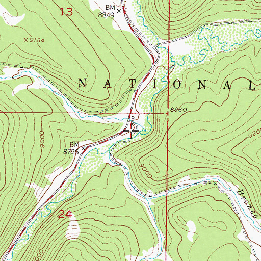 Topographic Map of Mulstay Creek, CO