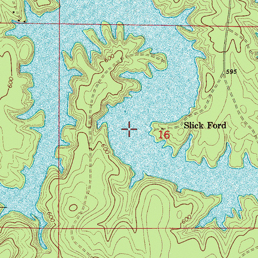 Topographic Map of Partridges Mill (historical), AL