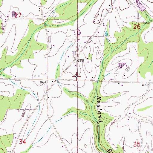 Topographic Map of Christ Way Nazarene Church, AL