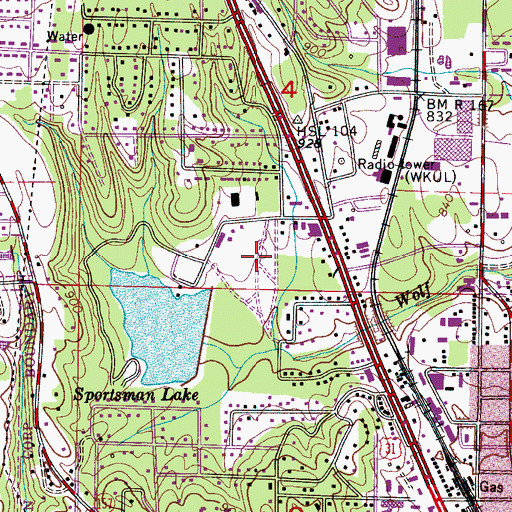 Topographic Map of Cullman County Fairgrounds, AL