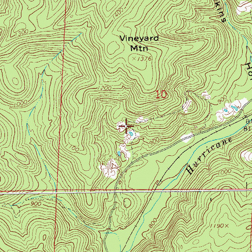 Topographic Map of Stonewall Mine, AL