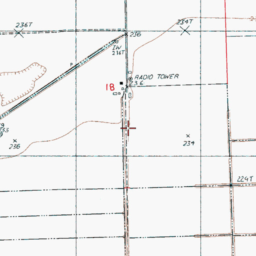 Topographic Map of Bethel Church (historical), AR