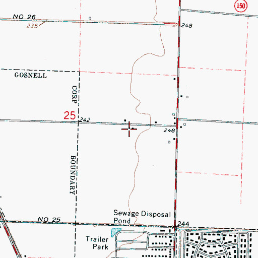 Topographic Map of Calumet School (historical), AR