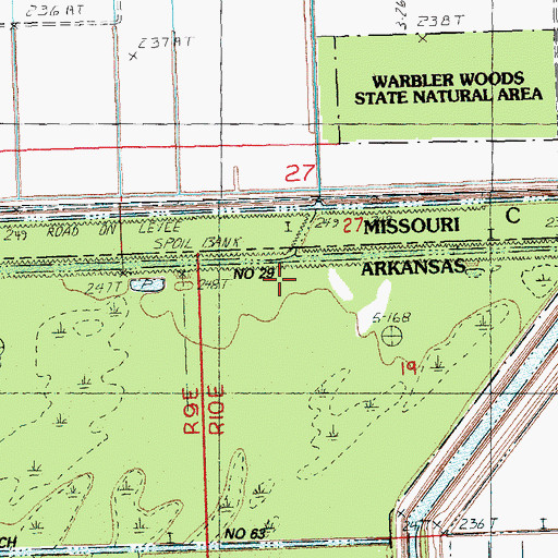 Topographic Map of McKinnis Homestead (historical), AR