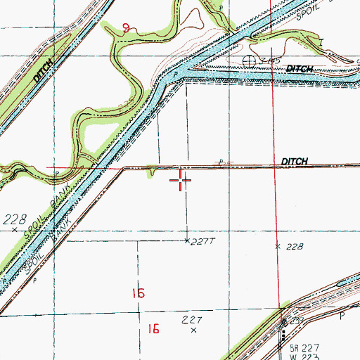 Topographic Map of Number 16 School (historical), AR