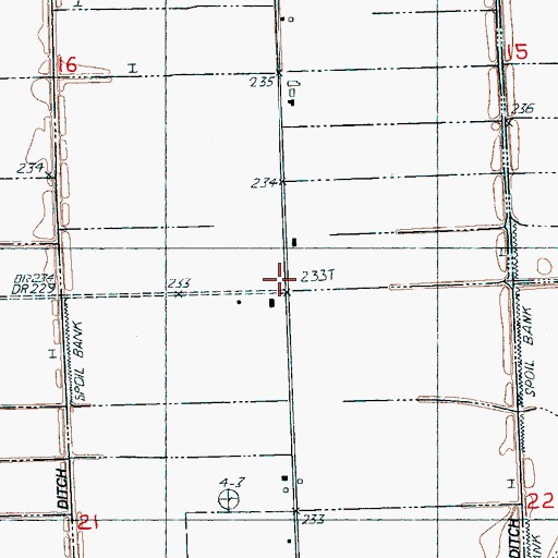 Topographic Map of Sunny Side School (historical), AR